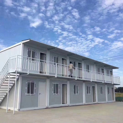 Casas custadas minúsculas modulares de aço da casa pré-fabricada do recipiente dobrável de Flatpack baixas